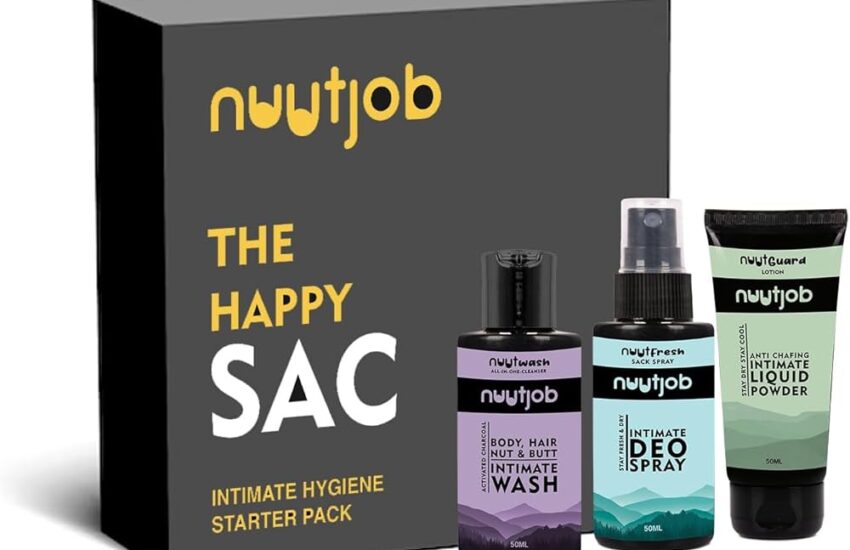 Nuutjob Men Intimate Grooming & Hygiene Combo Pack